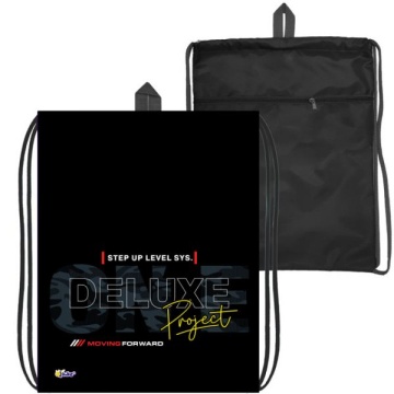 Мешок для обуви. 1 отделение, ручка, карман. "Deluxe" (370*470 мм)