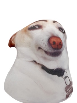 Игрушка антистресс 23см "Собака с бровями"