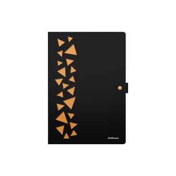 Папка-картотека на кнопке пластиковая ErichKrause Matt Accent, с 4 отделениями, с перфорацией, A4, а