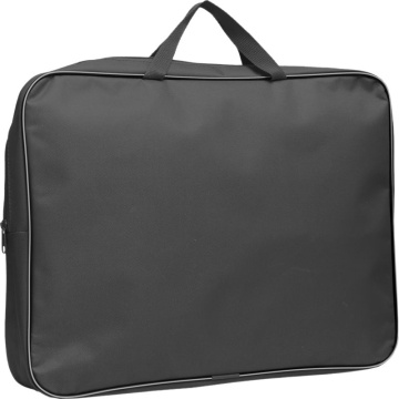 Папка А3 (450*350*70) с ручками, молния, ткань Серая