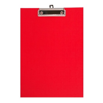 Клипборд А4, красный, б/в