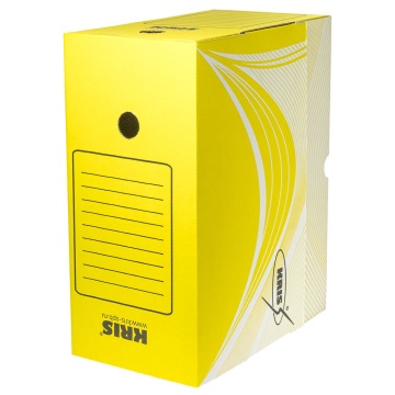 Короб архивный (325*260*150) глубина 150мм жёлтый