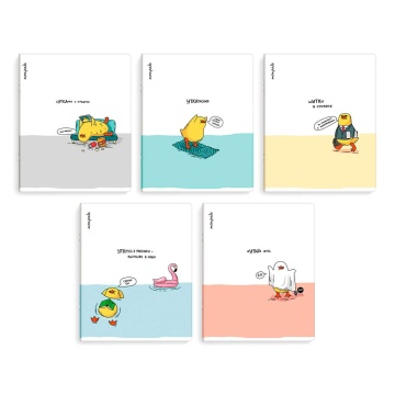 Тетрадь А5 48л кл. Феникс+ "Городские истории" выб.УФ-лак