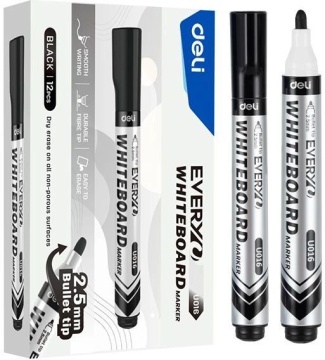 Маркер Deli для белой доски 1,5мм черный