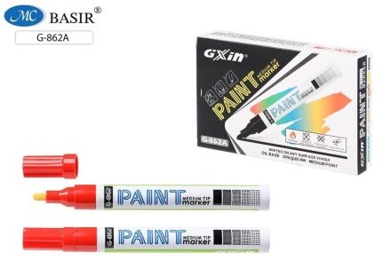 Маркер краска 4мм КРАСНЫЙ