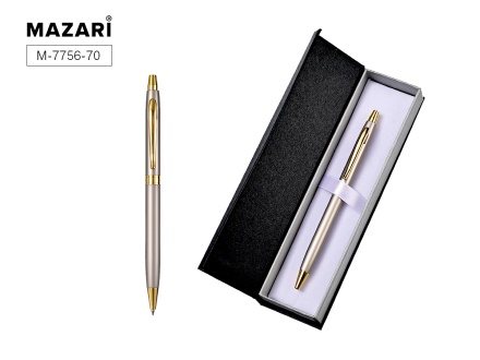 Ручка автомат. в футляре "Class NG" шарик.,0,7мм, металл., синие чернила