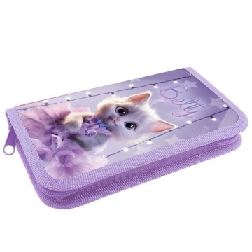 Пенал 1 отд. (190*110*27) молния, лам.картон "Кошечка Бетти"