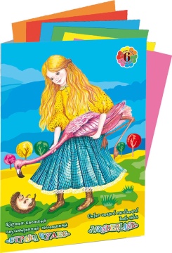 Картон цв. А4  6цв. 6л. мелов., двустор., пл. 210гр/м2 "Страна чудес"