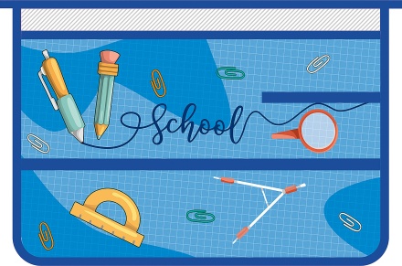 Папка д.труда А4 (325*230*100) 1отд. молния сверху, пластик "Школа"