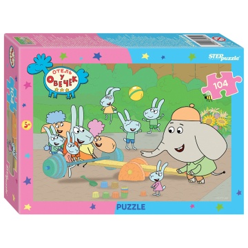 Пазлы  104 элемента  230*330мм.  "Отель у Овечек" (АО "СТС")