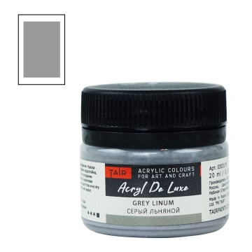 Краска акрил. "Акрил-Хобби" DeLux  20 мл, серый льняной