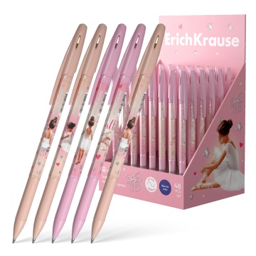 Ручка шар. EK R-301 Stick&Grip Pointes синяя, 0,7мм