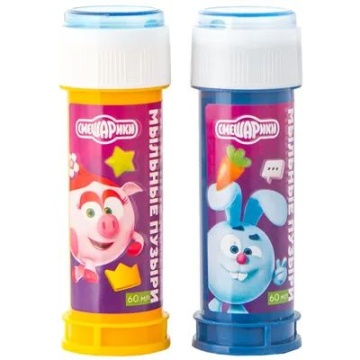 Мыльные пузыри  60мл "Смешарики"