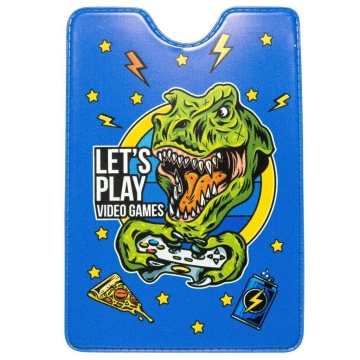 Обложка для пропуска/проездного "T-rex player" ПВХ