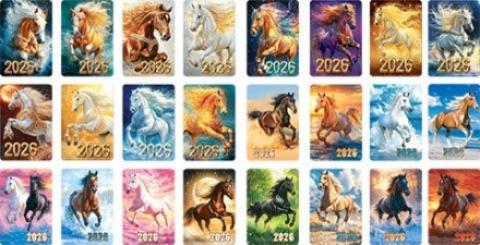 Календарь карманный на 2026 год "Символ года" 24шт в уп