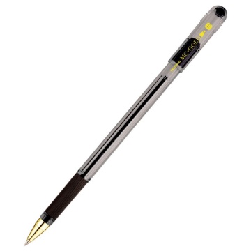 Ручка шариковая . MC GOLD с рез. 1мм чёрная