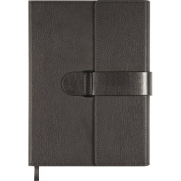 Ежедневник недат. А5 deVENTE Tudor 272стр., черный, тв.обложка, кожзам, карман,2ляссе,70г/м2