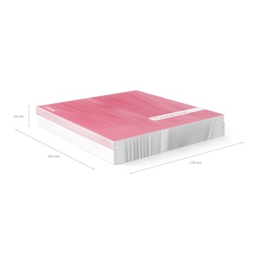 Тетрадь общая ученическая с пластиковой обложкой на скобе ErichKrause Classic ассорти, Русский язык,