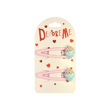 Набор заколок для волос "Decore me. Ягодки" 2шт., 5см, 5 видов