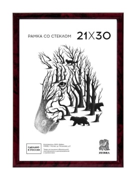 Фоторамка пластик 21*30 502 (Бордо)