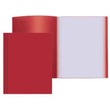 Папка файл А4  30лист 0,50мм, красная