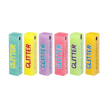 Ластик  BV "Kids" с глиттером, 1,5*6*1,5см, 6 видов