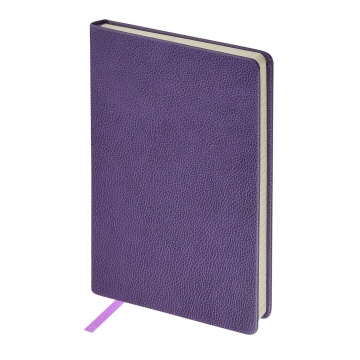 Ежедневник дат. 2026г А5 168л. тв.пер., кожзам "Megapolis Loft. Фиолетовый" ляссе