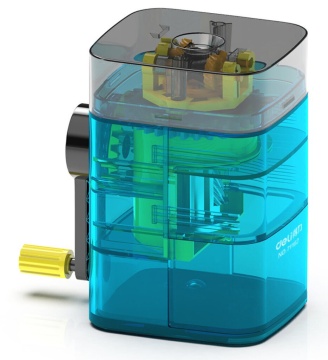 Точилка механическая 1 отв, пласт.корпус.синяя