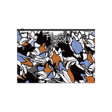 Zip-пакет пластиковый ErichKrause Tulips, А4 (в пакете по 12 шт.)