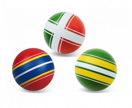 Мяч детский резиновый 12см "Классика" ассорти