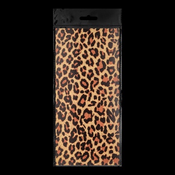 Набор ErichKrause Decor 4 листа упаковочной бумаги тишью Леопард 50х70см