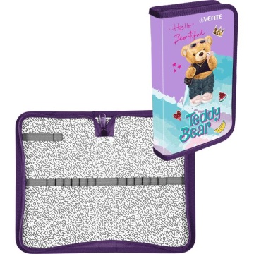 Пенал 1 отд. (205*120*30) молния, ламинат с конгр.тиснением Teddy Bear на 17пр.