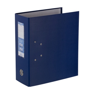 Регистратор А4 125мм PVC, 2 механизма, ClassicHC, синий, карман