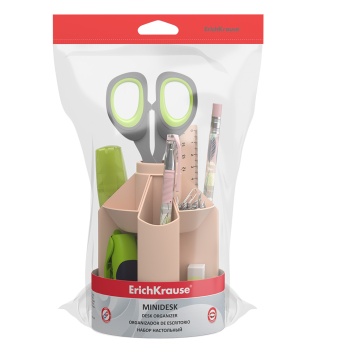 Набор настольный вращающийся пластиковый ErichKrause Mini Desk, Powder, ассорти из 4 цветов