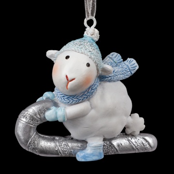 Украшение ErichKrause Decor Овечка на карамели 6.5см