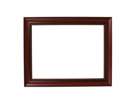 Рамка для фотографий. 40*30 см. (или 18*24 см). Дерево, стекло. "Красное дерево с позолотой"