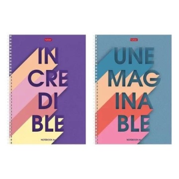 Тетрадь А4 96л ЛИН. гребень Hatber "Настройся на позитив!"*