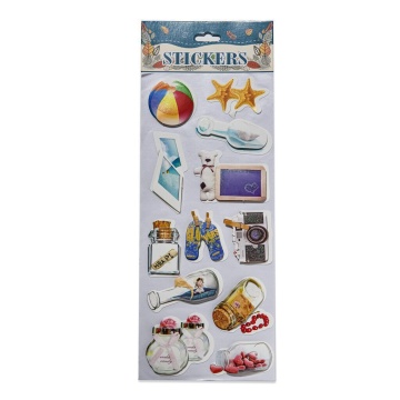 Наклейки декоративные объемные 10*24см  "Ассорти"