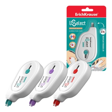 Корректирующая лента ЕК "USelect", 5мм х 8м, с поворотным аппликатором