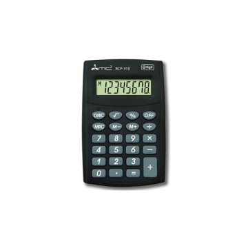 Калькулятор карманный 08-разрядный 87*65мм черный е.п MC2 BCP-310
