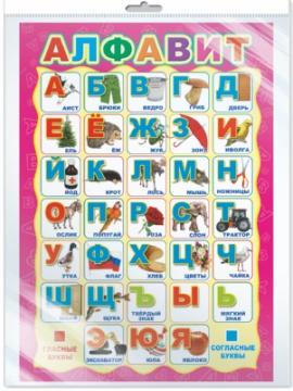 Плакат 21*30см "Алфавит" инд. упаковка