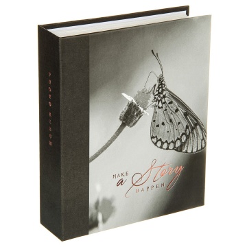 Фотоальбом 200 фото 10*15см Бабочка