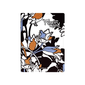 Папка-скоросшиватель пластиковая с пружинным механизмом ErichKrause Тюльпаны, A4 (в пакете по 4 шт.)