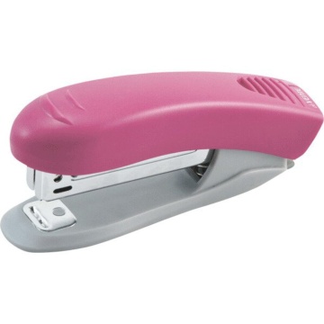 Степлер deVENTE 10 до 10л, пластик, антистепелер, НЕОН розовый