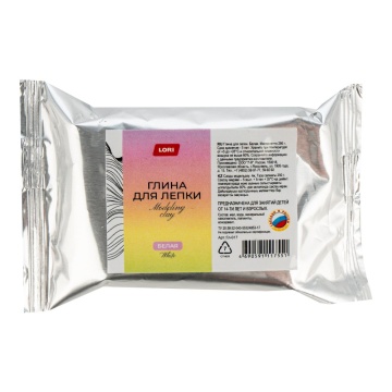 Глина для лепки 250гр "Классика" белая