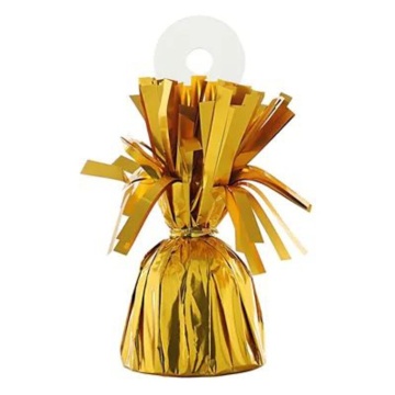 Грузик д/шара 170гр Конус золотой