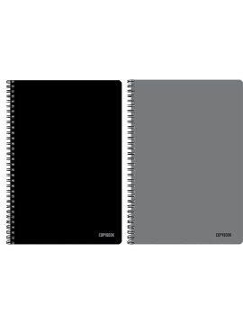 Тетрадь А4 96л кл. гребень Проф-Пресс "В темных тонах" тисн.