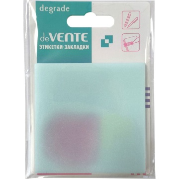 Блок с липким краем (73х73мм) 50л, пластиковый, прозрачный, искрящиеся с дизайном