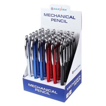 Карандаш механический 0.5мм корпус металл цветной ассорти