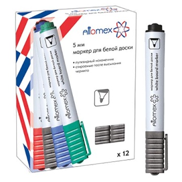 Маркер для доски 5мм "Attomex" черный